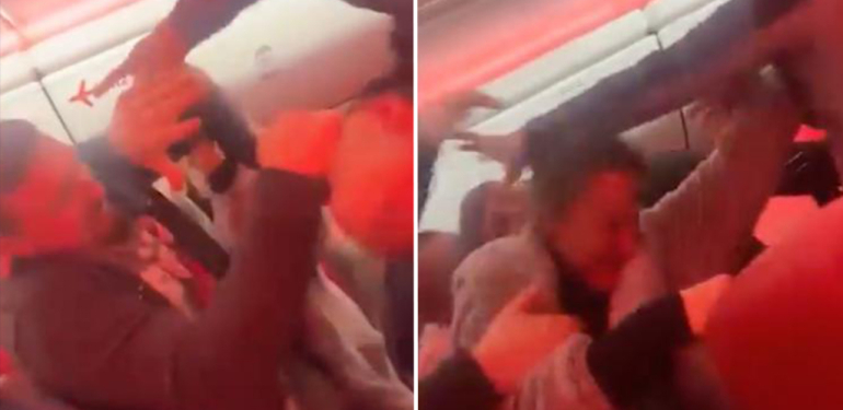 Antalya-Manchester uçuşunda tekme tokat kavga. İki yolcuya ömür boyu uçuş yasağı verildi