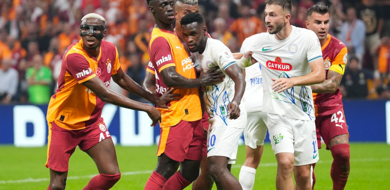 Galatasaray Çaykur Rizespor deplasmanında