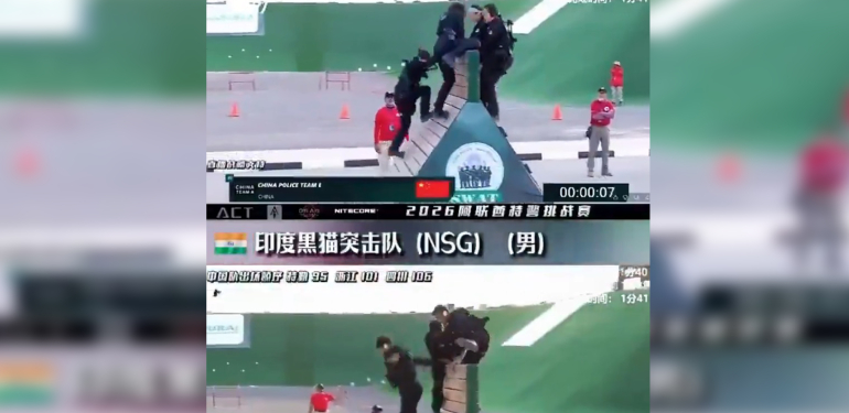 SWAT Yarışması’nda Çinli kadın özel harekat timi Hindistanlı erkek ekibini alt etti